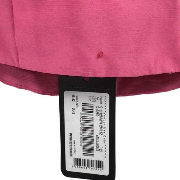 NWT EMPORIO ARMANI Strapless Bustier Top Barbie Pink Size 42/ US Medium Y2k 90s - Picture 8 of 11